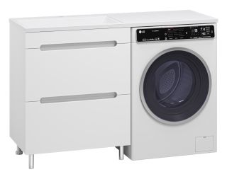 Напольная тумба под раковину Misty Байкал 70см белый